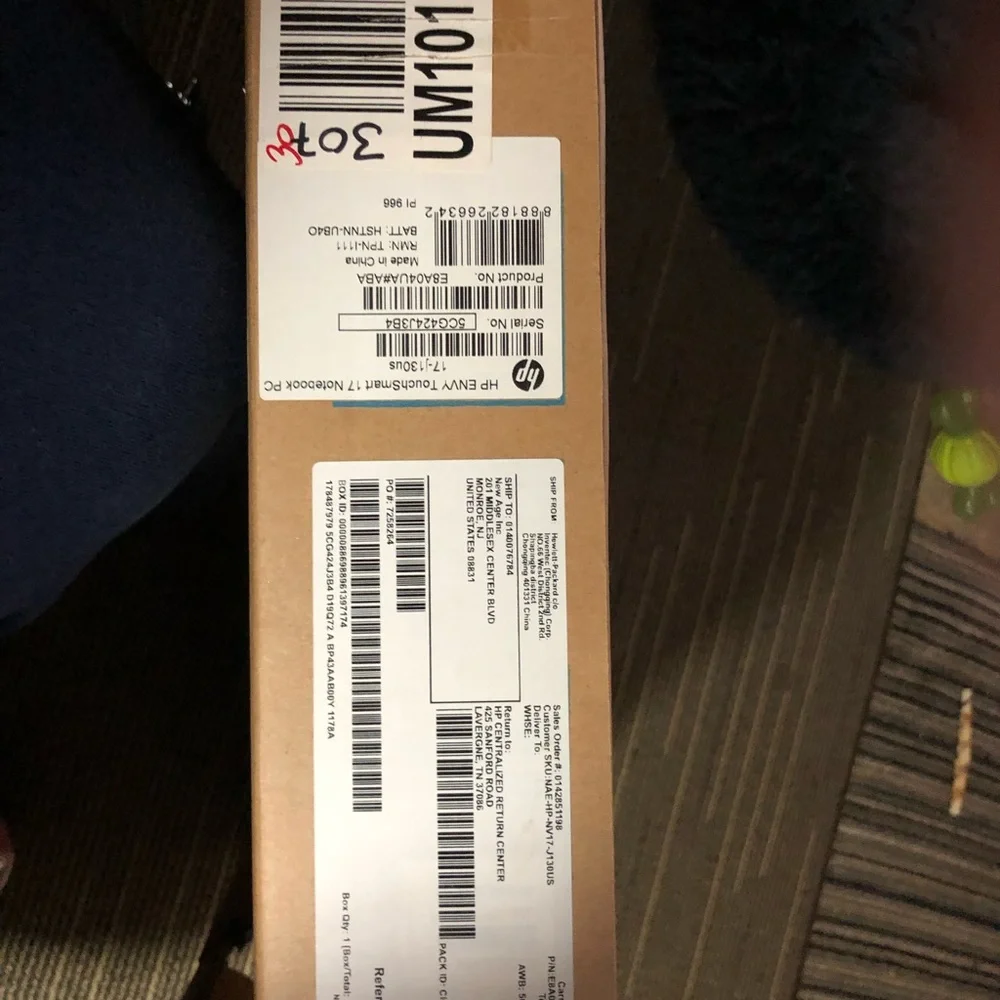 17” touch screen laptop. With wonderful case. Used for 2-3months.